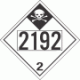 UN 2192 - Inhalation Hazard Class 2.3 Placards