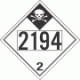 UN 2194 - Inhalation Hazard Class 2.3 Placards