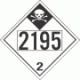 UN 2195 - Inhalation Hazard Class 2.3 Placards