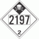 UN 2197 - Inhalation Hazard Class 2.3 Placards