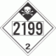 UN 2199 - Inhalation Hazard Class 2.3 Placards