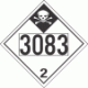 UN 3083 - Inhalation Hazard Class 2.3 Placards