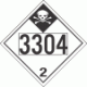 UN 3304 - Inhalation Hazard Class 2.3 Placards