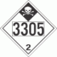 UN 3305 - Inhalation Hazard Class 2.3 Placards