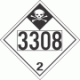 UN 3308 - Inhalation Hazard Class 2.3 Placards