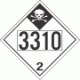 UN 3310 - Inhalation Hazard Class 2.3 Placards