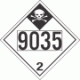 UN 9035 - Inhalation Hazard Class 2.3 Placards