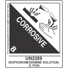 UN2289 Isophoronediamine Solution, 8, PGIII BDC