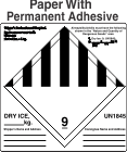 Miscellaneous Dangerous Goods Class 9 Dry Ice Labels