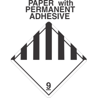 Miscellaneous Dangerous Goods Class 9 Paper Labels