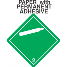 Non-Flammable Gas Class 2.2 Paper International Wordless Labels