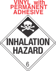 Inhalation Hazard Class 6.1 Vinyl Labels