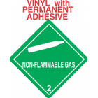 Non-Flammable Gas Class 2.2 Vinyl Labels