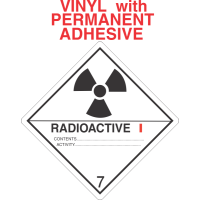 Radioactive I Class 7 Vinyl Labels