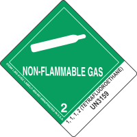 1, 1, 1, 2 (Tetrafluoroethane) UN3159