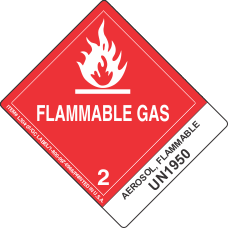 Aerosol, Flammable UN1950