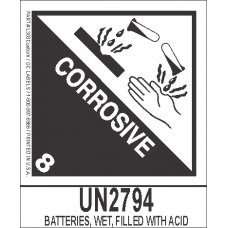 Batteries, Wet, Filled With Acid ( ) UN2794