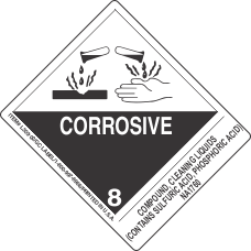 Compound, Cleaning Liquids (Contains Sulfuric Acid, Phosphoric Acid) NA1760