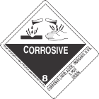 Corrosive Liquid, Acidic, Inorganic, N.O.S. 8, PGIII UN3264