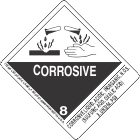 Corrosive Liquid, Acidic, Inorganic, N.O.S. (Sulfuric Acid, Oxalic Acid) 8, UN3264, PGII