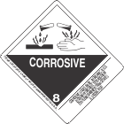 Corrosive Liquid, Basic, Inorganic, N.O.S. (Sodium Hydroxide, Tetrasodium Ethylenediaminetetraacetate), 8, UN3266, PGIII