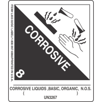 Corrosive Liquid, Basic, Inorganic, N.O.S. ( ) UN3267