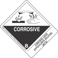 Corrosive Liquid (Hypochlorite Solution) UN1791