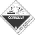 Corrosive Liquid, Inorganic, N.O.S. (Sodium Hydroxide, Sodium Metasilicate Anyhdrous) PGII, UN3262