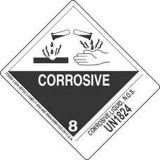 Corrosive Liquid, N.O.S. UN1824