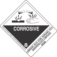 Corrosive, Solid, Acidic, Inorganic, N.O.S. (Monopersulfate Compound) UN3260