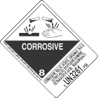 Corrosive Solid, Acidic, Organic N.O.S. (Citric Acid, Ethylene Diamine Tetraacetic Acid, Sodium Salt) 8, UN3261, PGII
