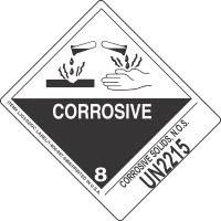 Corrosive Solids, N.O.S. UN2215