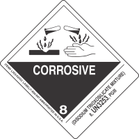 (Disodium Trioxosilicate Mixture) 8, UN3253. PGIII