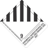 Environmentally Hazardous Substances, Solid, N.O.S. (Lithium, Nickel, Cobalt, Manganese, Oxide) UN3077