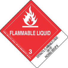 Extracts, Flammable Liquid UN1197 Packing Group III