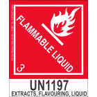 Extracts, Flavouring, Liquid UN1197