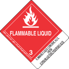 Flammable Liquid, Corrosive, N.O.S., UN2924 (Contains Acetone, Phosphoric Acid)
