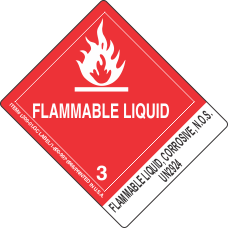 Flammable Liquid, Corrosive, N.O.S. UN2924