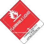 Flammable Liquid, N.O.S. 3, UN1993 (Heptane, Acetone) PGII