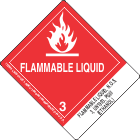 Flammable Liquid, N.O.S. 3, UN1993, PGIII (Ethanol)