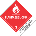 Flammable Liquid, N.O.S., (Hexane & Naptha Solvents) 3, UN1993, PGII