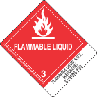 Flammable Liquid, N.O.S., (Kerosene) 3, UN1993, PGIII