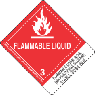Flammable Liquid, N.O.S. (Sih Functional Siloxane) Class 3, UN1993, PGIII