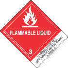 Flammable Liquids N.O.S. (Methylacetate, Heptane, Hexane) 3, UN1993, III