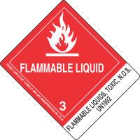 Flammable Liquids, Toxic, N.O.S. UN1992