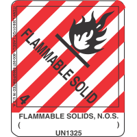 Flammable Solids, N.O.S. ( ) UN1325