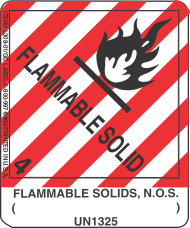 Flammable Solids, N.O.S. ( ) UN1325