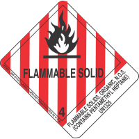 Flammable Solids, Organic, N.O.S. (Contains Pentamethyl Heptane) UN1325