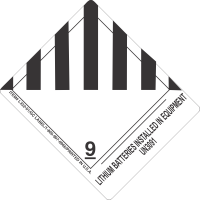 Lithium Batteries Installed In Equipment UN3091