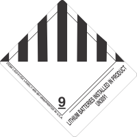 Lithium Batteries Installed In Product UN3091